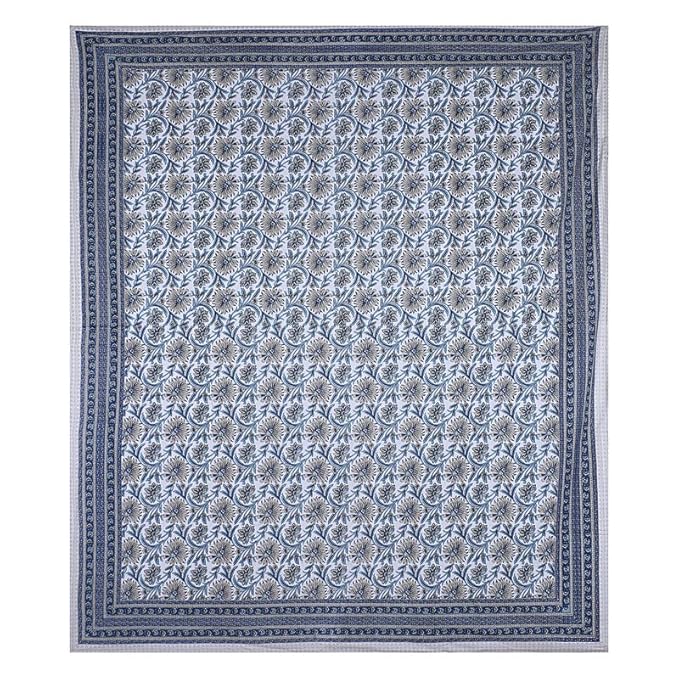 SUNFLOWER PRINT JAIPURI PREMIUM COTTON BEDSHEET