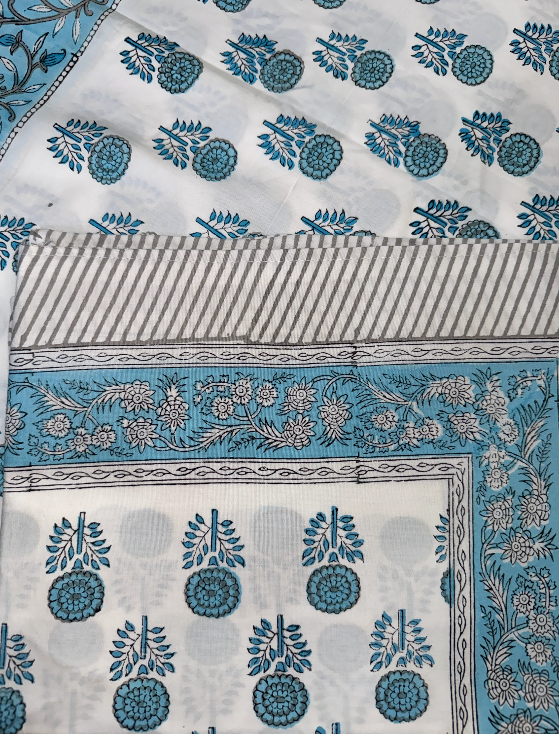 CHRYSANTHEMUM JAIPURI PREMIUM COTTON BEDSHEET